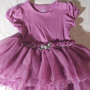 Girls purple tutu dress sz 12 mth Cat & Jack SWEET